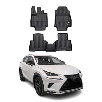 OMAC® - Premium 1st & 2nd Row Black Floor Mat Set