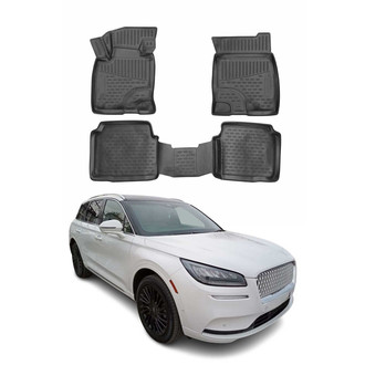 OMAC® - Classic 1st & 2nd Row Black Floor Mat Set
