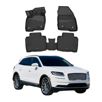 OMAC® - Classic 1st & 2nd Row Black Floor Mat Set