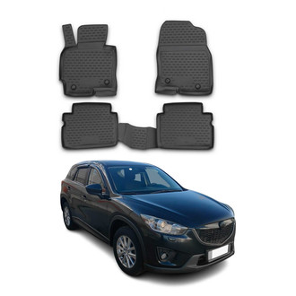 OMAC® - Classic 1st & 2nd Row Black Floor Mat Set