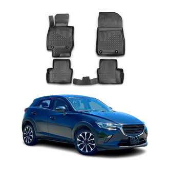 OMAC® - Classic 1st & 2nd Row Black Floor Mat Set