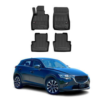 OMAC® - Premium 1st & 2nd Row Black Floor Mat Set
