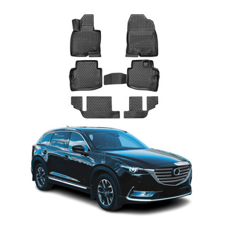 OMAC® - Classic 1st & 2nd Row Black Floor Mat Set
