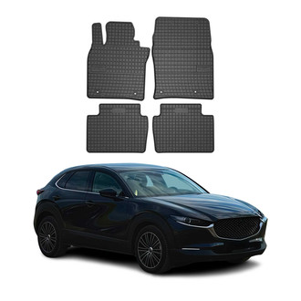 OMAC® - Classic 1st & 2nd Row Black Floor Mat Set