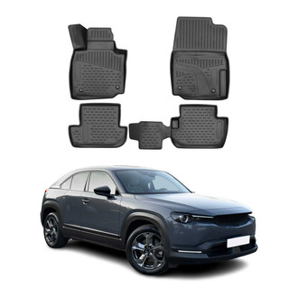 OMAC® - Classic 1st & 2nd Row Black Floor Mat Set