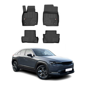 OMAC® - Premium 1st & 2nd Row Black Floor Mat Set