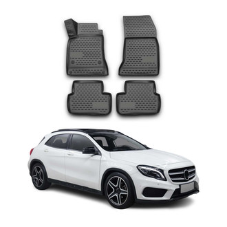 OMAC® - Classic 1st & 2nd Row Black Floor Mat Set