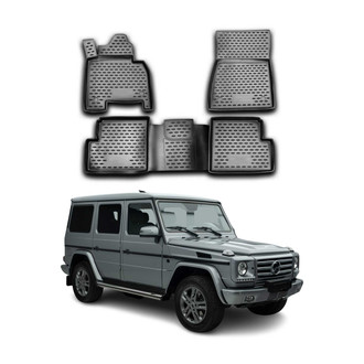 OMAC® - Classic 1st & 2nd Row Black Floor Mat Set