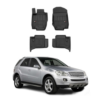 OMAC® - Premium 1st & 2nd Row Black Floor Mat Set