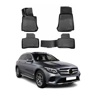 OMAC® - Classic 1st & 2nd Row Black Floor Mat Set