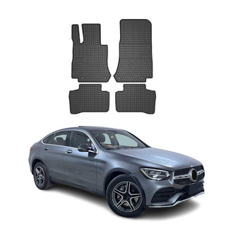OMAC® - Classic 1st & 2nd Row Black Floor Mat Set