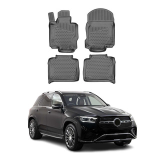 OMAC® - Classic 1st & 2nd Row Black Floor Mat Set