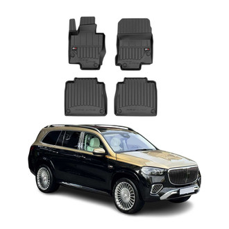 OMAC® - Premium 1st & 2nd Row Black Floor Mat Set