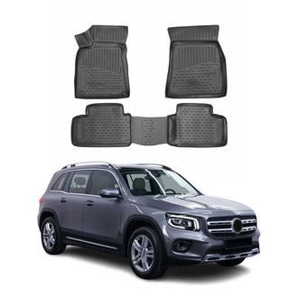 OMAC® - Classic 1st & 2nd Row Black Floor Mat Set