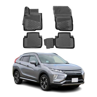 OMAC® - Classic 1st & 2nd Row Black Floor Mat Set