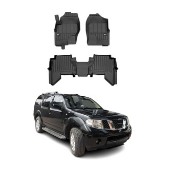 OMAC® - Premium 1st & 2nd Row Black Floor Mat Set