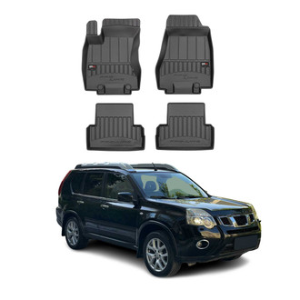 OMAC® - Premium 1st & 2nd Row Black Floor Mat Set