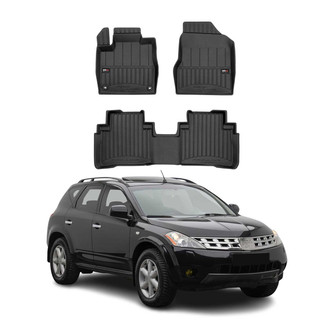 OMAC® - Premium 1st & 2nd Row Black Floor Mat Set