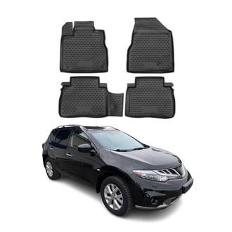 OMAC® - Classic 1st & 2nd Row Black Floor Mat Set