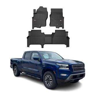 OMAC® - Premium 1st & 2nd Row Black Floor Mat Set