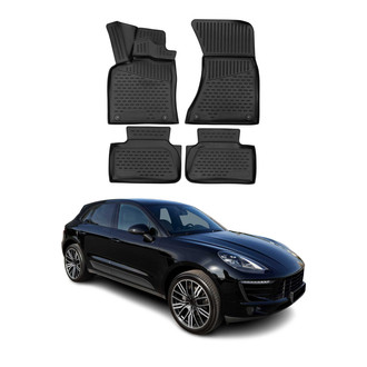 OMAC® - Classic 1st & 2nd Row Black Floor Mat Set