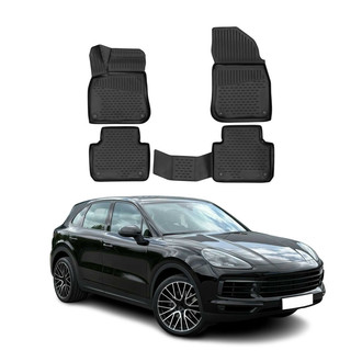 OMAC® - Classic 1st & 2nd Row Black Floor Mat Set