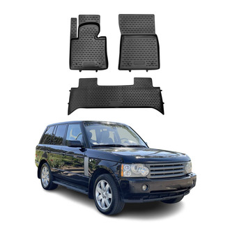 OMAC® - Classic 1st & 2nd Row Black Floor Mat Set