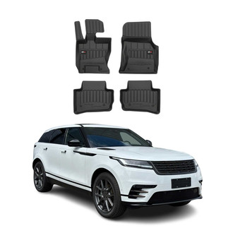 OMAC® - Premium 1st & 2nd Row Black Floor Mat Set