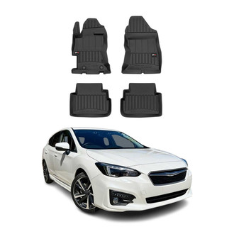 OMAC® - Premium 1st & 2nd Row Black Floor Mat Set