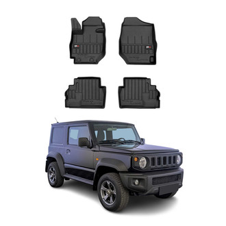OMAC® - Premium 1st & 2nd Row Black Floor Mat Set