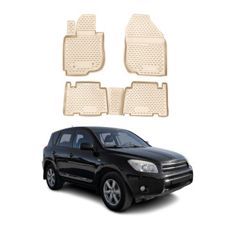 OMAC® - Classic 1st & 2nd Row Beige Floor Mat Set