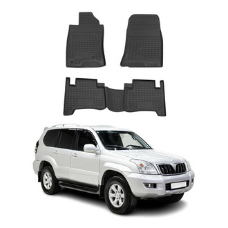 OMAC® - Classic 1st & 2nd Row Black Floor Mat Set