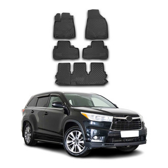 OMAC® - Classic 1st & 2nd Row Black Floor Mat Set