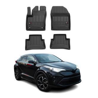 OMAC® - Premium 1st & 2nd Row Black Floor Mat Set
