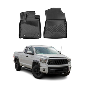 OMAC® - Classic 1st & 2nd Row Black Floor Mat Set
