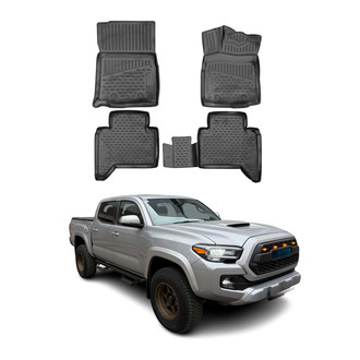 OMAC® - Classic 1st & 2nd Row Black Floor Mat Set