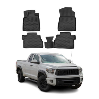 OMAC® - Classic 1st & 2nd Row Black Floor Mat Set