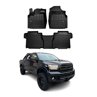 OMAC® - Premium 1st & 2nd Row Black Floor Mat Set