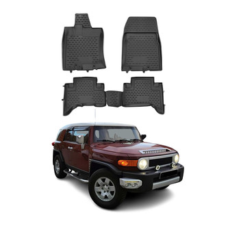 OMAC® - Classic 1st & 2nd Row Black Floor Mat Set