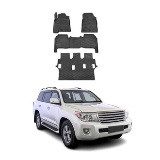 OMAC® - Classic 1st & 2nd Row Black Floor Mat Set