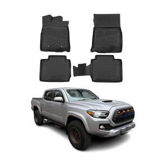 OMAC® - Classic 1st & 2nd Row Black Floor Mat Set