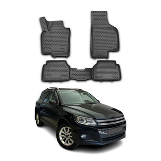 OMAC® - Classic 1st & 2nd Row Black Floor Mat Set