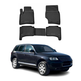 OMAC® - Classic 1st & 2nd Row Black Floor Mat Set