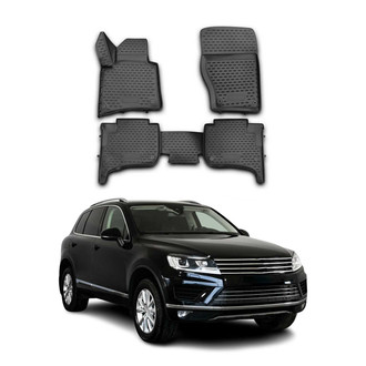 OMAC® - Classic 1st & 2nd Row Black Floor Mat Set