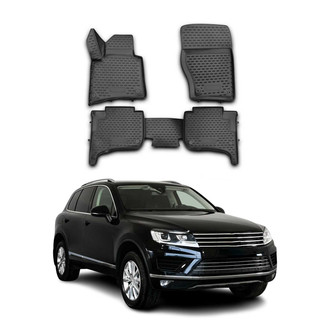 OMAC® - Classic 1st & 2nd Row Black Floor Mat Set