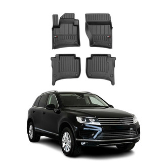 OMAC® - Classic 1st & 2nd Row Black Floor Mat Set