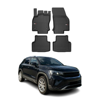OMAC® - Premium 1st & 2nd Row Black Floor Mat Set