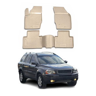 OMAC® - Classic 1st & 2nd Row Beige Floor Mat Set