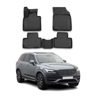 OMAC® - Classic 1st & 2nd Row Black Floor Mat Set