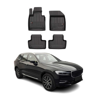 OMAC® - Premium 1st & 2nd Row Black Floor Mat Set
